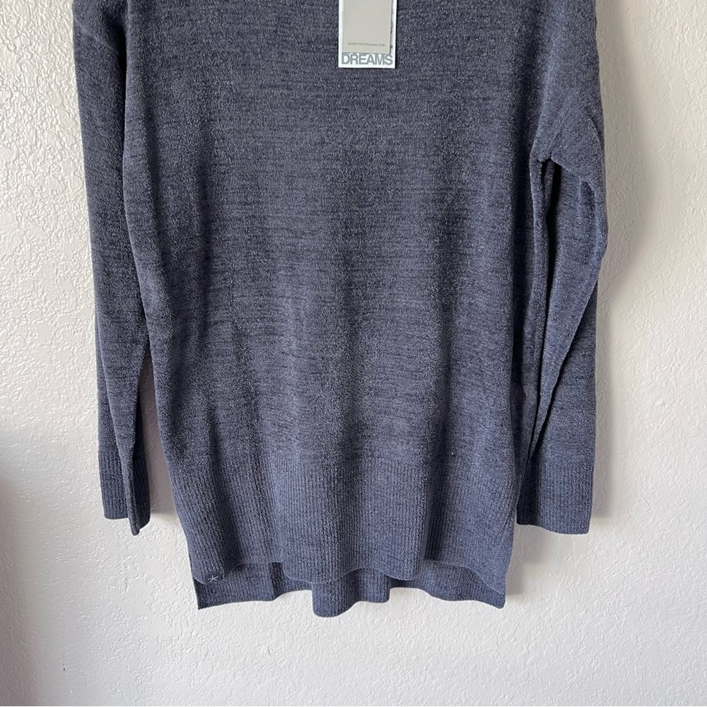 NEW Barefoot Dreams CozyChic™ Ultra Lite Paradise Knit sweater sz M - Picture 4 of 12
